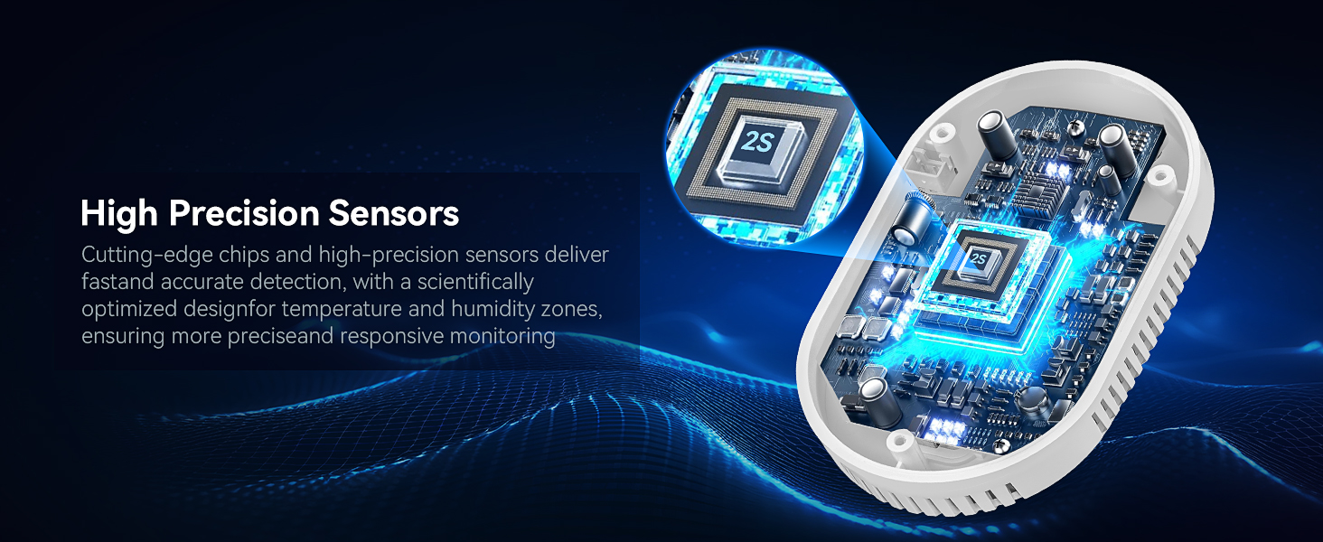 fast and accurate carbon monoxide and gas detectors