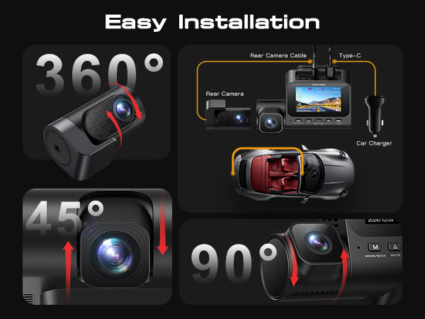 wireless dash cam,car dash cam,dashcams for cars,dash cam front and rear wireless,dash camera