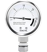 SENCTRL 20 Psi Pressure Cooker Gauge Replacement Part, 2