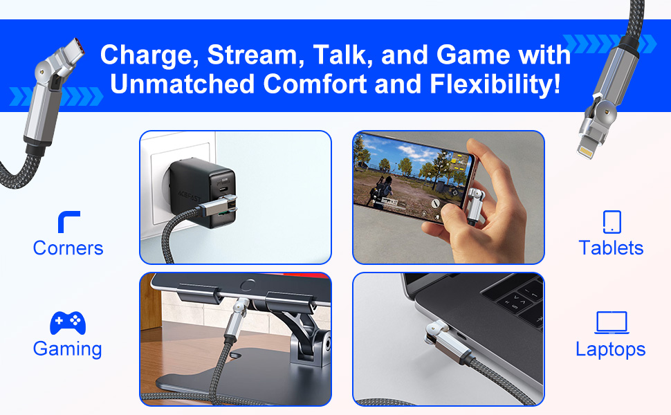 iphone charger 90 degree