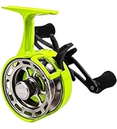 FREE FISHER Ice Fishing Reels 3.2:1 Gear Ratio Ultra Smooth 3+1Ball Bearings Strength CNC-machine...