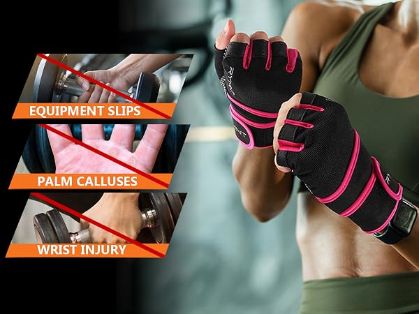 womens workout gloves with wrist support