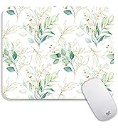 Armanza Square Mouse Pad Pretty Leaves, Personalized Premium-Textured Custom Mouse Mat Design, Wa...