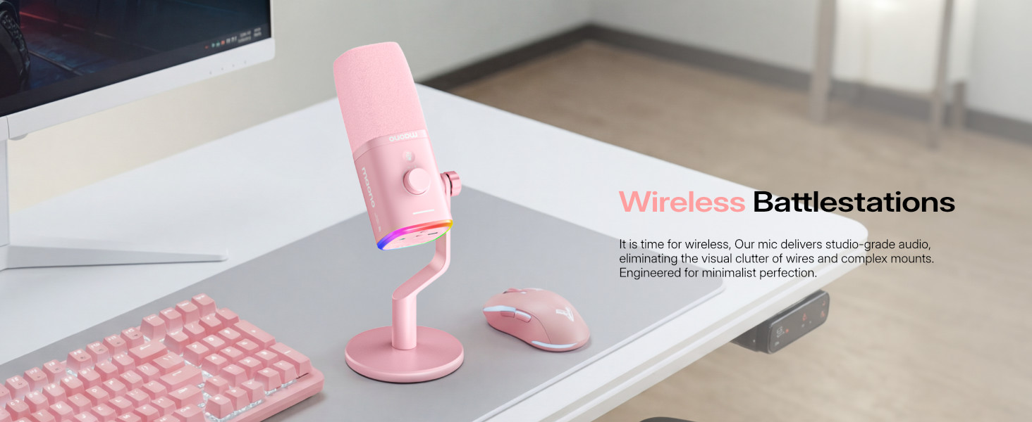 wireless microphone for gaming streaming