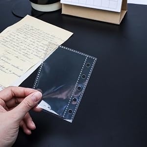 A8 1-Pocket Double Layer Sheet Protectors Binder Sleeves