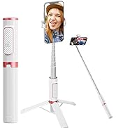 COLOR LIZARD Selfie Stick Tripod, 33" Selfie Stick Tripod with Remote, Aluminum Alloy Phone Tripo...