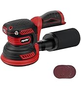 5'' Brushless Cordless Random Orbital Sander Compatible with Milwaukee 12V Battery(Tool Only) Ele...