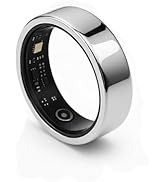 GINIXPIONE Smart Ring for Women Men, Fitness &amp; Health Tracker with Vital Signs Monitoring, Sleep ...