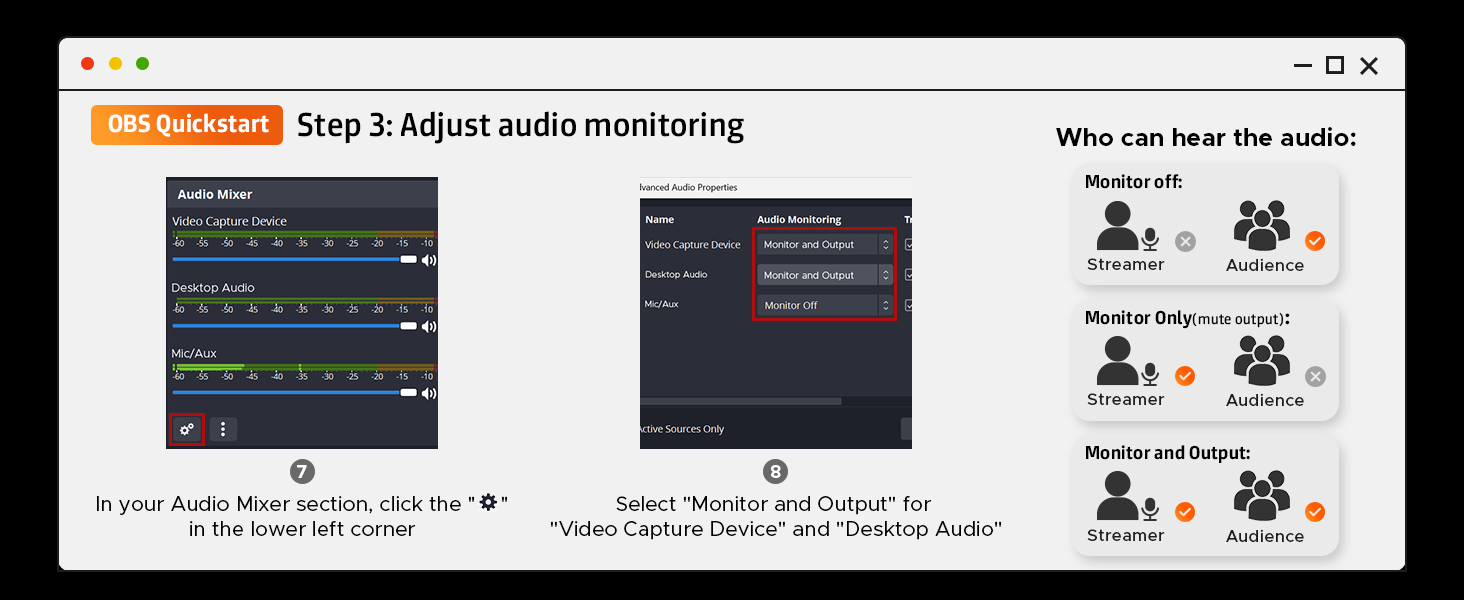 OBS Studio Quickstart : Step 3