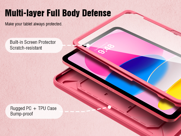 ipad 10th gen case, case for ipad 10th generation, 10 generations apple ipad case