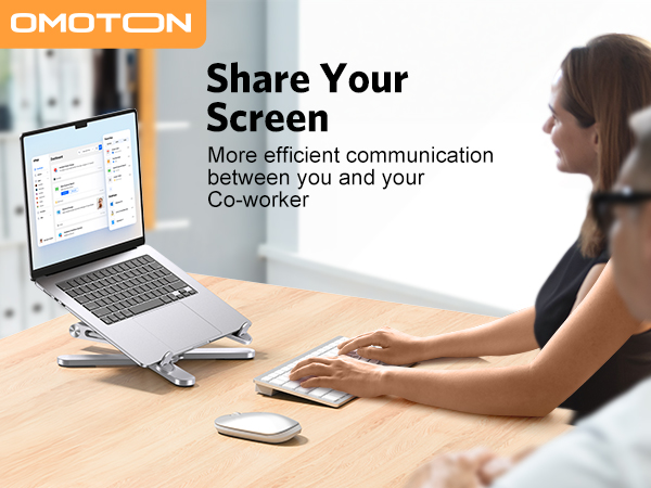 OMOTON Upgraded Swivel Laptop Stand