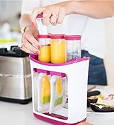 Infantino Squeeze Station - Pouch Filling Station for semi-Solid Food for Babies and Toddlers, Di...