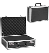 LOCKCURX Security Lock Boxes - 16.9 x 12.2 x 6.3 Inch Large, Portable Locking Storage Totes with ...
