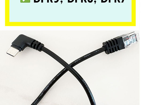 RJ11 to USB-C Power Cord for Uniden Radar Detectors, Replacement Cable Compatible with Uniden