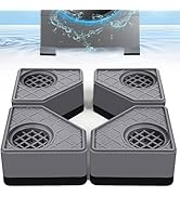 4Pcs Anti Vibration Pads for Washing Machine, Stops Washer Dryer Moving, Prevents Noise, Vibratio...