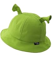 Amamcy Cute Baseball Cap Hat with Ears for Boys Green Peaked Cap Bucket Hats Docker Caps Funny Co...