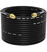 YOTENKO SMA Antenna Extension Cable - 20 Meters(65.6 Ft),RG58 SMA Male to SMA Female RF Coaxial C...