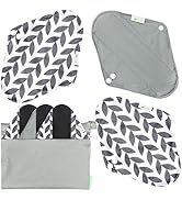 wegreeco Bamboo Reusable Sanitary Pads (Stylish) - Cloth Sanitary Pads | Light Incontinence Pads ...