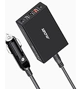 SUNDA 5 Multi Ports USB C Car Charger, 120W Fast Car Charger Adapter, Dual Type C PD 65W Compatib...