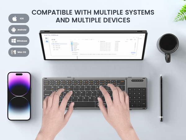 foldable bluetooth keyboard
