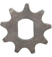 420 Sprocket, 9 Teeth Speed Cut Motor Sprocket, 420 Chain Sprocket Metal Chain Sprocket for Cycin...