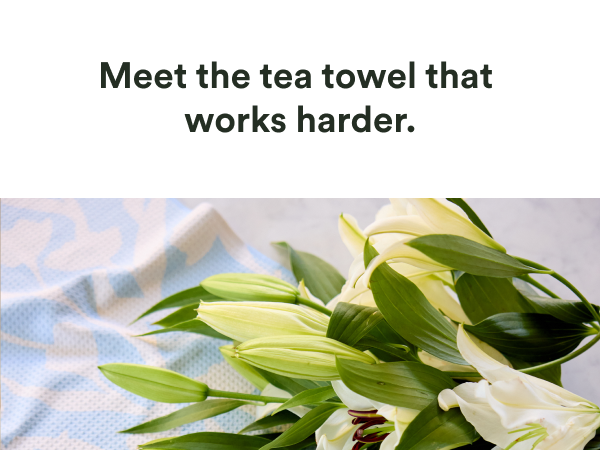 Geometry Meet the tea towel that works harder