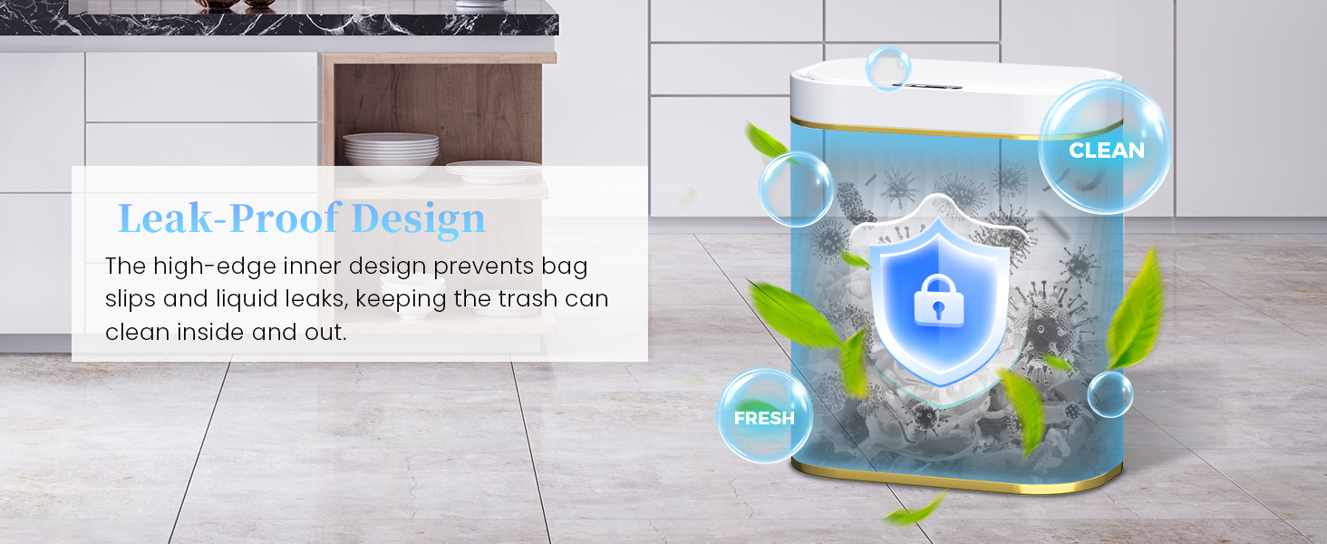 Bathroom Small Trash Can with Lid