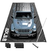 Yescom 8'6"x20' Garage Floor Mat Under Car Non-Slip Containment Mat Heavy | Duty Waterproof for C...