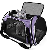 BAGLHER Pet Travel Carrier, Airline Approved Cat Carriers, Dog Carrier,Suitable for Small and Med...