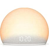 HOUSBAY Sunrise Alarm Clock, White Noise Sound Machine for Bedroom | Natural Wake-Up Light with G...