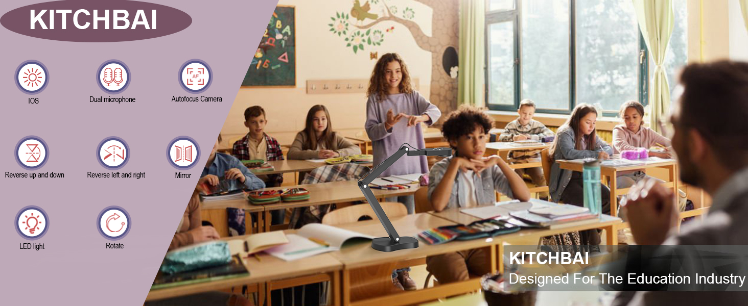 USB document camera teachers classroom teaching 8mp 4K art gift webcam school