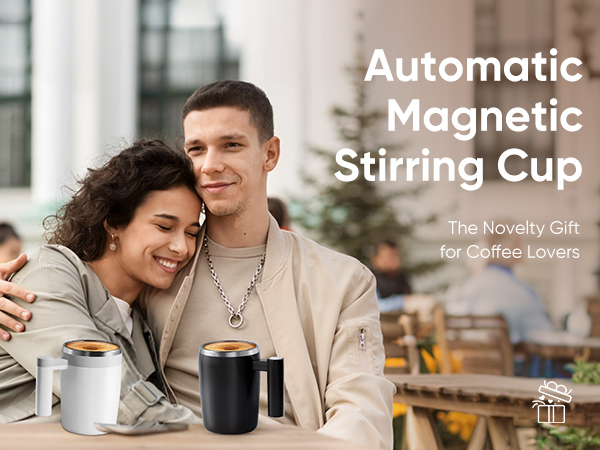 Automatic Magnetic Stirring Coffee Cup-phone