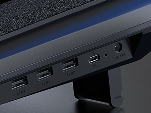 3 USB PORT AND ONE TYPE-C PORT