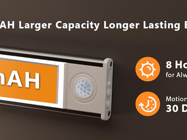 last-long battery rechargeable under cabinet lights
