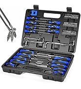 SORAKO 51-Piece Screwdriver Set, Multi-Purpose Magnetic Screwdriver Set with Case, Precision Scre...