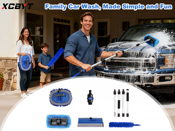car wash brush with long handle