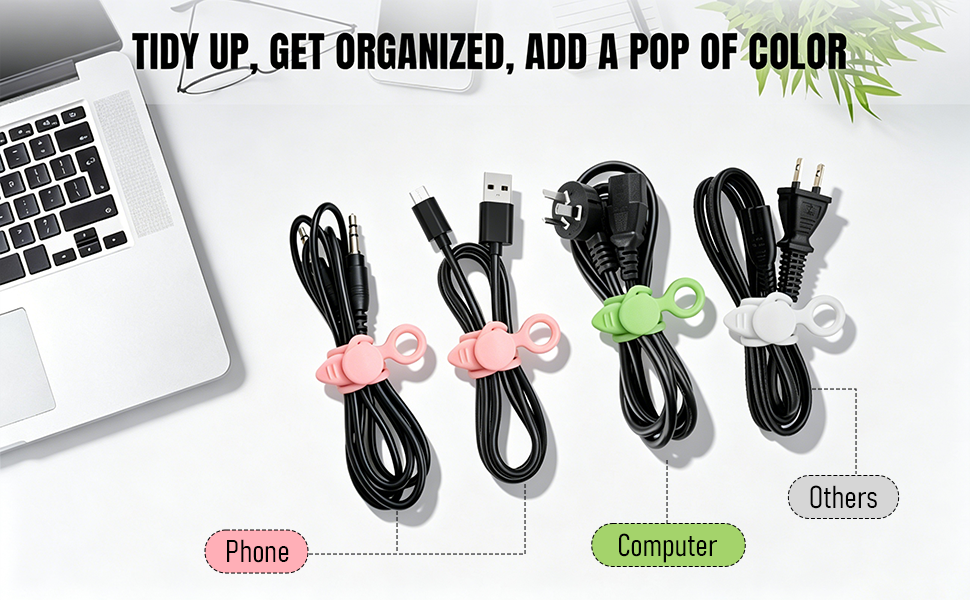 data cable organizer ties