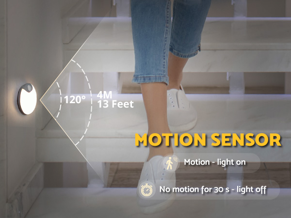 motion sensor puck lights
