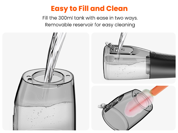 Easy to clean large water tank