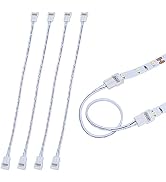 Armacost Lighting SureLock 560724 White LED Tape Light Wire Lead Connector – 5 Pack. 560724