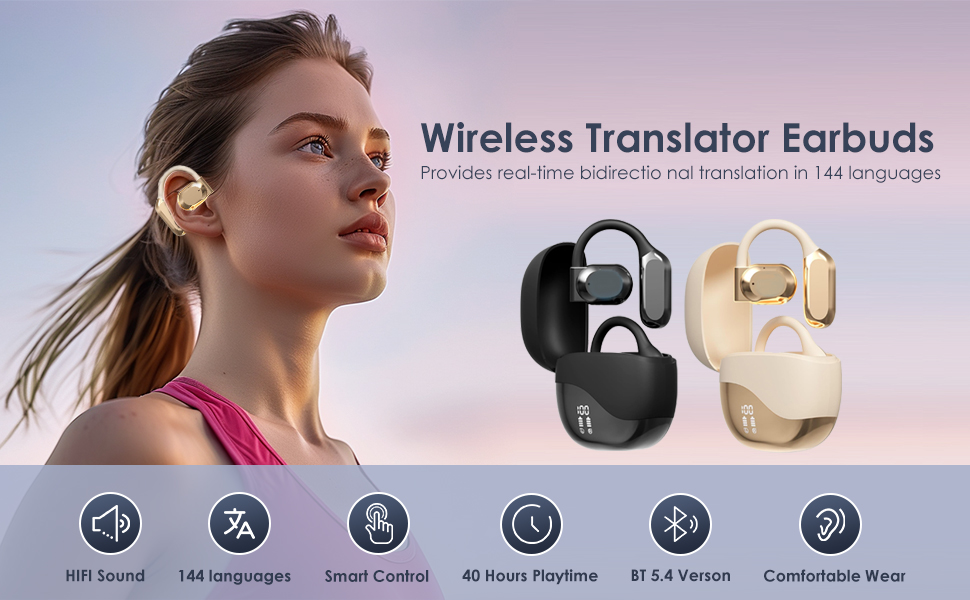 Wireless Translator Earbuds