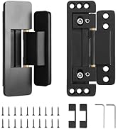 HBL' 2 Pack Hidden Door Hinges, Ultra-Thin Adjustable Concealed Hinges for Secret Doors, Pantries...