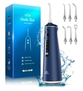 Water Flosser for Teeth, Cordless Oral Irrigator Portable Dental Cleaner Picks with 8 DIY Modes 7...