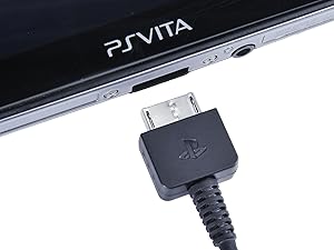Upgraded PS Vita Charger Cable, Playstation Vita Charging Cable PSV 1000 USB Data &amp; Power Charger