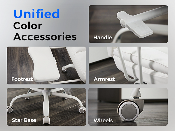office chair with footrest