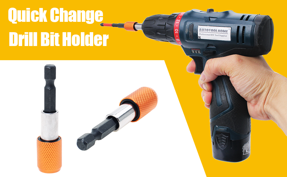 magnetic bit holder for drill