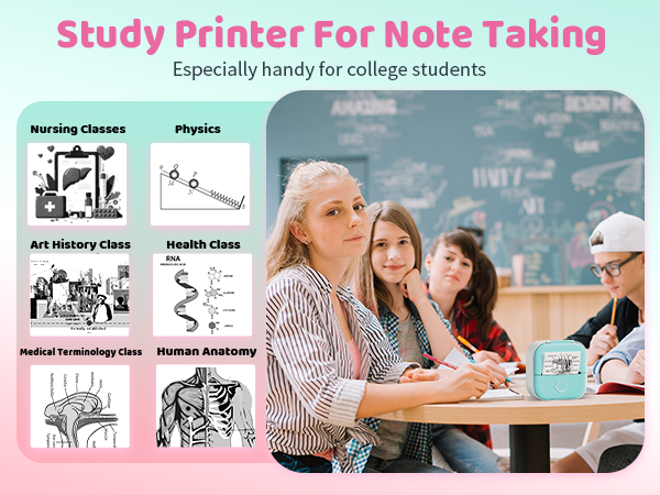 mini sticker printer T02