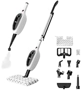 SIMPLUS Steam Mop, 8-in-1 Steam Cleaner, 17S Heat Up, Floor Steamer Double-Sided Flip Design, Sui...
