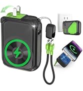 SEANCHEER P05 Portable Charger, Magnetic Power Bank, Small Wireless PowerBank, Battery Pack 10000...