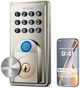 Smart Door Lock, Anybell Fingerprint Door Lock Keyless Entry with Electronic Keypad Deadbolt, App...